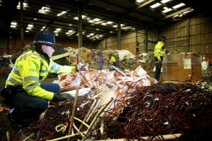 Police in Metal scrap-West Midlands Police